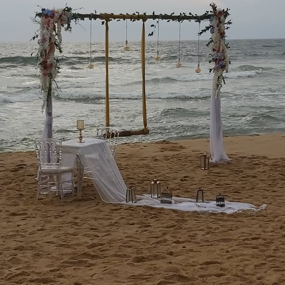 beach photo booth