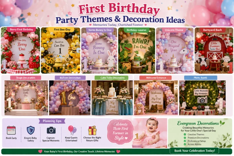First Birthday Party Themes: 25+ Creative Decoration Ideas for Boys & Girls